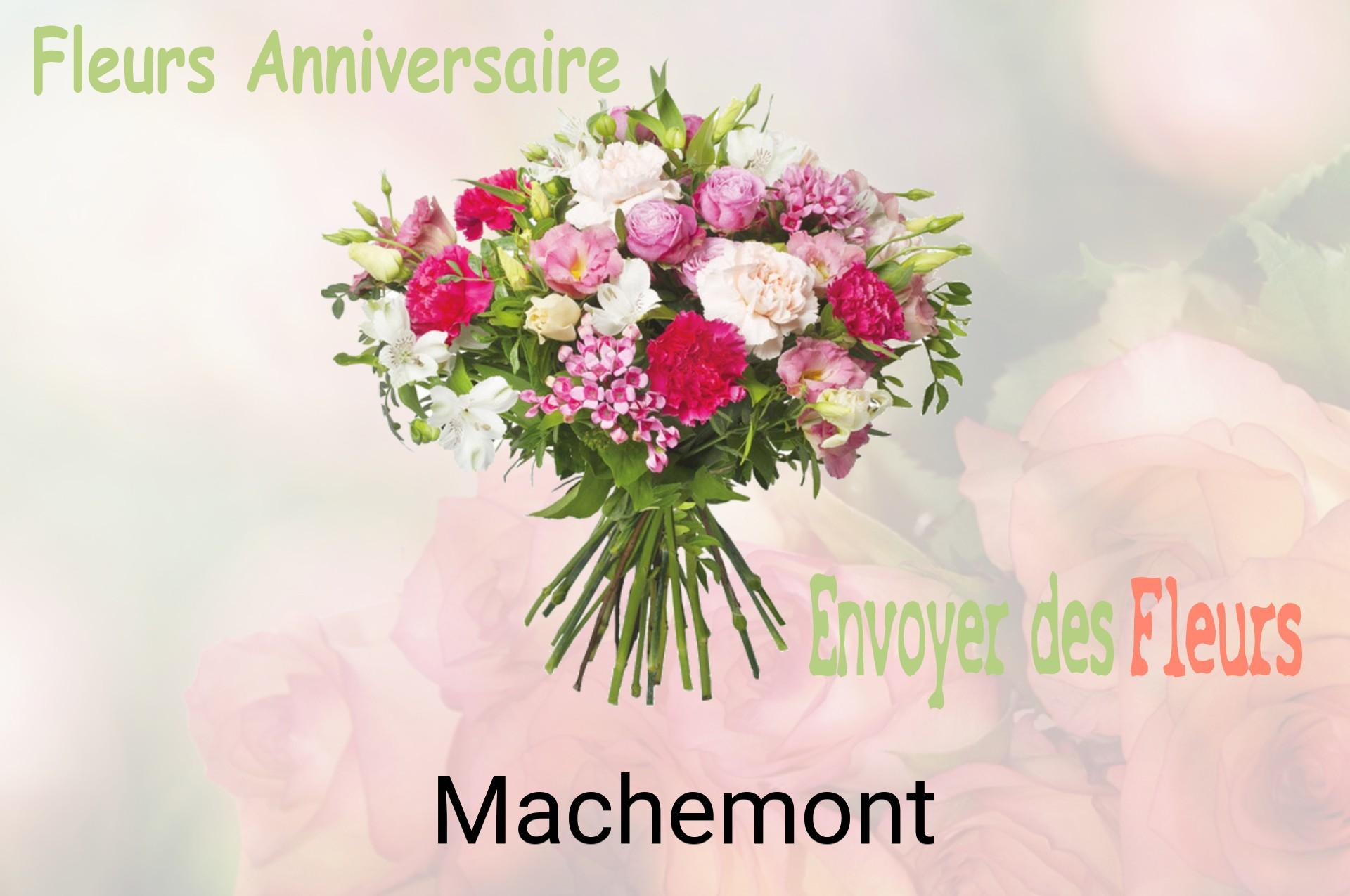 Bouquet de fleurs d’anniversaire livré à Machemont