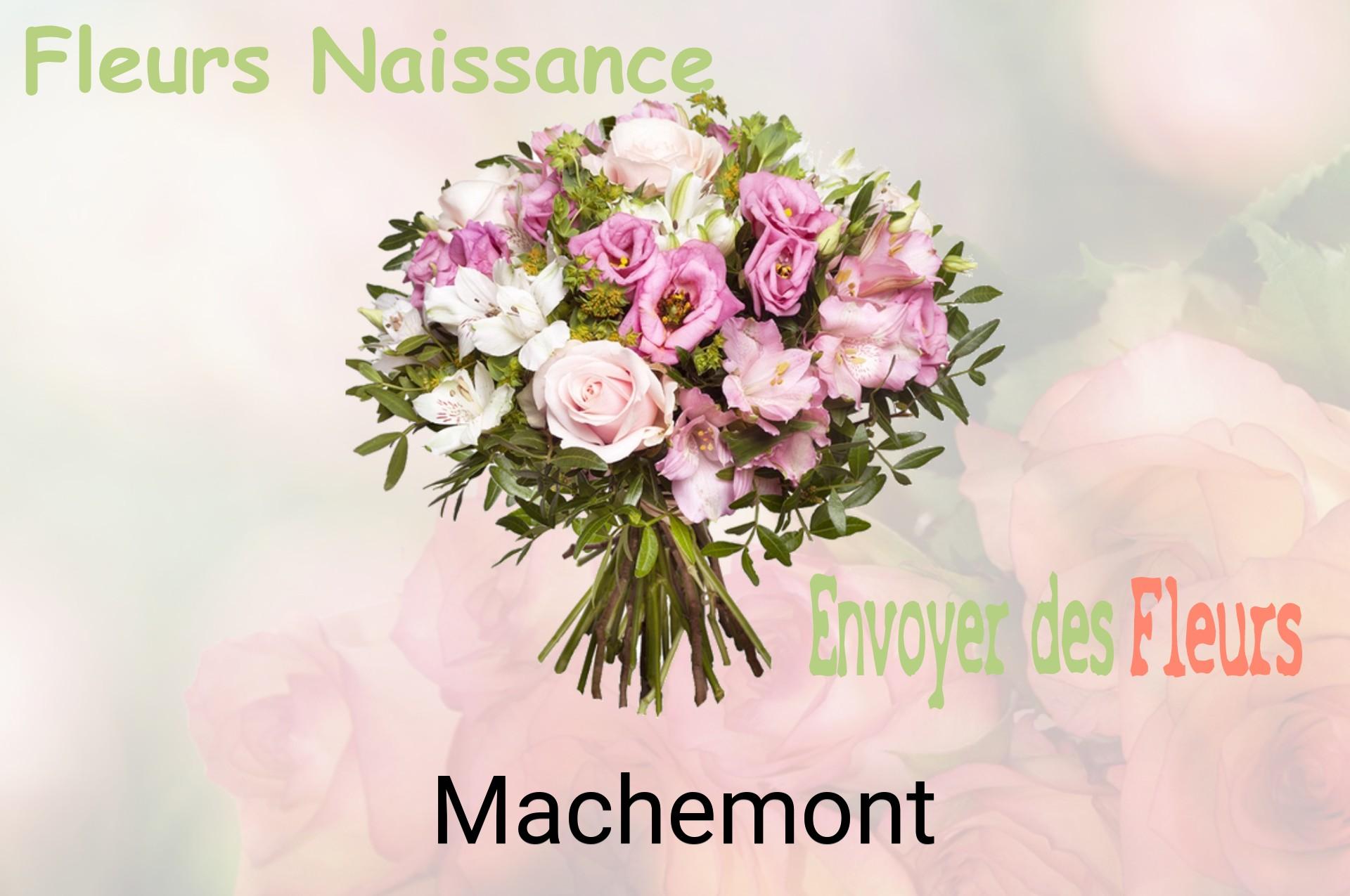 Bouquet de fleurs de naissance livré à Machemont